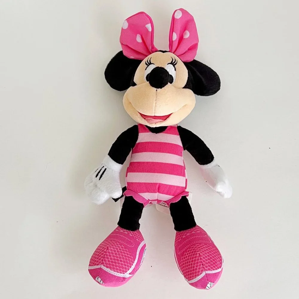 Disney Just Play Plush Minnie Mouse Jogger 9 in Stuffed Animal Toy